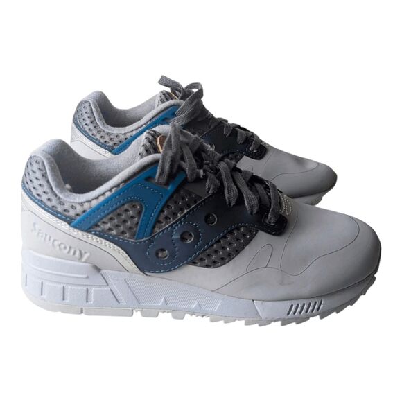 NWOB SAUCONY Grid SD HT 'Grey Navy' Sneakers Size 7.5 - Picture 3 of 7